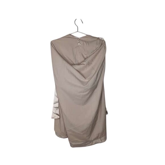 New with tags Birdy Grey Kira One Shoulder Satin Bridesmaid Dress Champagne S - Picture 12 of 12